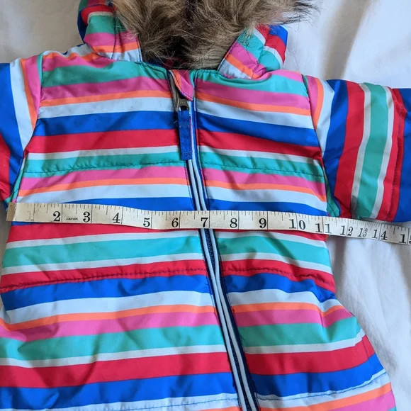 Like New Lands' End Infant Insulated Bunting Snowsuit size 6-12 months